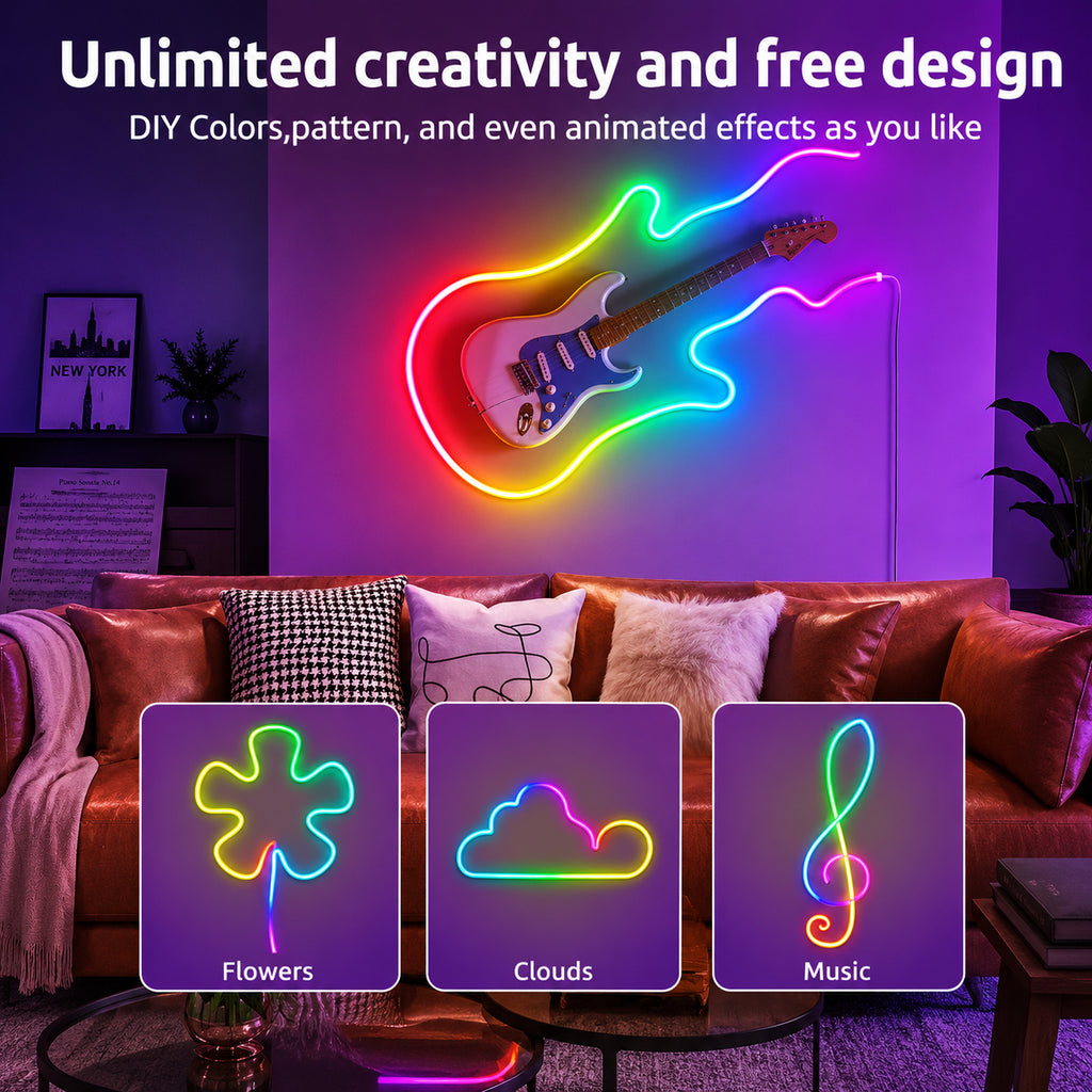 Neon Lights RGB LED Strip -  5m